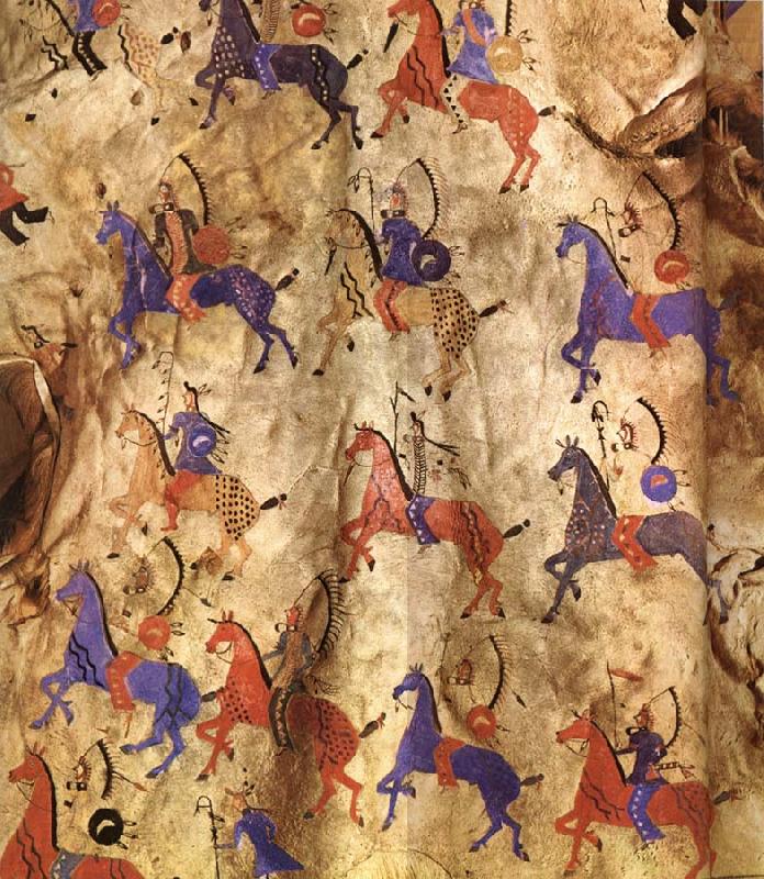 Detail of an Elk Hide, unknow artist